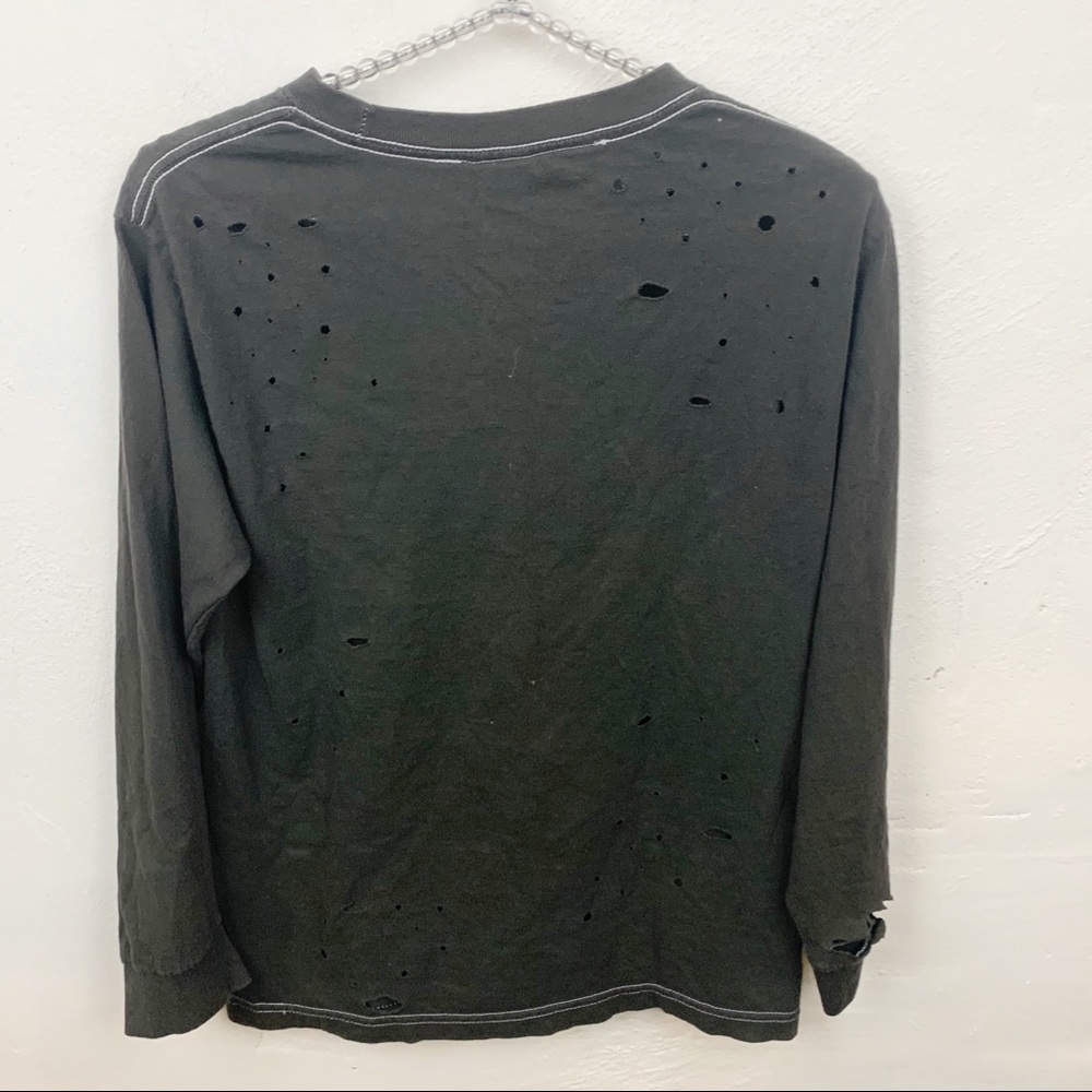 Obey l Grey Distressed Grim Reaper Graphic T-shirt - Picture 6 of 6